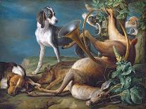 Still Life of Dead Game with Hounds, 1730-Alexandre-Francois Desportes-Giclee Print