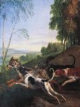 Still Life of Dead Game with Hounds, 1730-Alexandre-Francois Desportes-Giclee Print