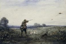 Chasse au faisan-Alexandre Gabriel Decamps-Giclee Print