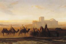 The Caravan-Alexandre-Gabriel Decamps-Framed Giclee Print