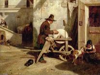 Chasse au faisan-Alexandre Gabriel Decamps-Stretched Canvas