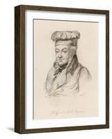 Alexandre Grimod De La Reyniere French Gastronomist-Olivia Celest Blanchard-Framed Art Print