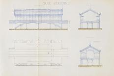 Avant-projet de ligne métropolitaine centrale présenté par la Compagnie des Etablissements Eiffel-Alexandre-Gustave Eiffel-Giclee Print