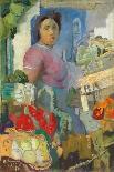 The Fruit Seller, 1937 (Oil on Canvas)-Alexandre Iacovleff-Framed Giclee Print