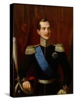 Alexandre II (Empereur De Russie) - Portrait of the Crown Prince Alexander Nikolayevich (1818-1881)-Natale Schiavoni-Stretched Canvas