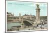 Alexandre III Bridge, Paris-null-Mounted Art Print