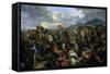 Alexandre le Grand, vainqueur de Darius à la bataille d'Arbelles (331 av. J.-C.)-Jacques Courtois-Framed Stretched Canvas