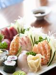 Sushi and Sashimi Platter-Alexandre Oliveira-Stretched Canvas
