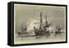 Alexandria, Ironclads Which Took Part in the Bombardment, 11 July-William Edward Atkins-Framed Stretched Canvas