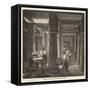 Alexandria Library-null-Framed Stretched Canvas