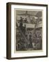 Alexandria, the English Quarters on Board the Refugee Ship Rosina-Frederic Villiers-Framed Giclee Print