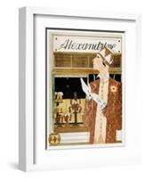 Alexandrine Gloves Accessories Paris 1925-Vintage Lavoie-Framed Giclee Print