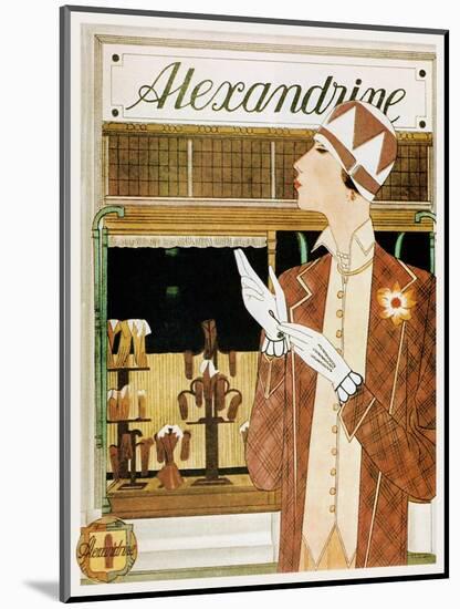 Alexandrine Gloves Accessories Paris 1925-Vintage Lavoie-Mounted Giclee Print