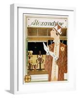 Alexandrine Gloves Accessories Paris 1925-Vintage Lavoie-Framed Giclee Print