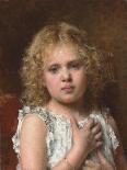 The Artist's Daughter, 1884 (See also 65310)-Alexei Alexevich Harlamoff-Giclee Print