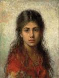 The Artist's Daughter, 1884 (See also 65310)-Alexei Alexevich Harlamoff-Giclee Print