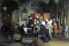 Eve-Of-The-Wedding Party, 1889-Alexei Ivanovich Korzukhin-Stretched Canvas