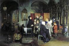 Before the Confession, 1877-Alexei Ivanovich Korzukhin-Laminated Giclee Print