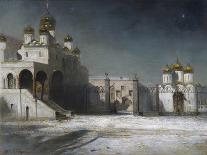 The Cathedral Square in the Moscow Kremlin at Night, 1878-Alexei Kondratyevich Savrasov-Giclee Print
