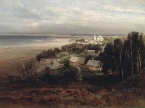 The Pechersky Ascension Monastery Near Nizhny Novgorod, 1871-Alexei Kondratyevich Savrasov-Framed Giclee Print