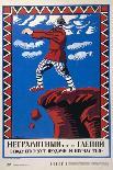 Knowledge Will Break the Chains of Slavery, Poster, 1920-Alexei Radakov-Stretched Canvas