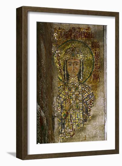 Alexios, Son of Joannes II Komnenos and Empress Irene, Mosaic in the South Gallery, 12th Century-null-Framed Giclee Print