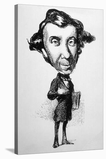 Alexis Comte De Tocqueville French Historian-Honore Daumier-Stretched Canvas