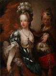 Judith with the Head of Holofernes, Mid of the 18th C-Alexis Grimou-Framed Stretched Canvas