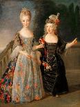 Portrait of Two Young Girls, Said to Be Adelaide and Victoire, Daughters of Louis Xv-Alexis Simon Belle-Giclee Print