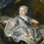 Catherine-Eléonore-Eugènie de Béthisy (1707-1767), future princesse de Montauban, et son frère-Alexis Simon Belle-Giclee Print