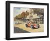 Alfa Romeo Car During Car Racing, Poster-null-Framed Giclee Print