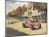 Alfa Romeo Car During Car Racing, Poster-null-Mounted Giclee Print