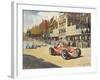 Alfa Romeo Car During Car Racing, Poster-null-Framed Giclee Print