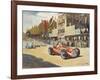 Alfa Romeo Car During Car Racing, Poster-null-Framed Giclee Print