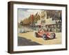 Alfa Romeo Car During Car Racing, Poster-null-Framed Giclee Print