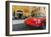 Alfa Romeo Duetto spider parked in a cobblestone street of Rome, Lazio, Italy-Stefano Politi Markovina-Framed Photographic Print