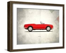 Alfa-Romeo Giulia 1600 Spider-Mark Rogan-Framed Art Print