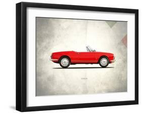 Alfa-Romeo Giulia 1600 Spider-Mark Rogan-Framed Art Print