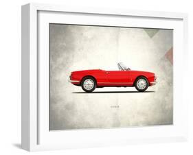 Alfa-Romeo Giulia 1600 Spider-Mark Rogan-Framed Art Print