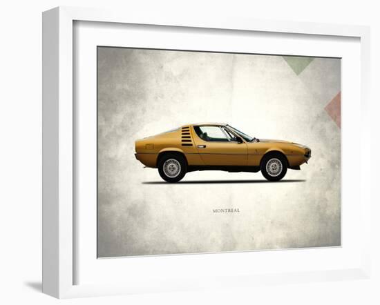 Alfa-Romeo Montreal 1972-Mark Rogan-Framed Art Print