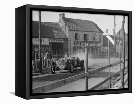 Alfa Romeo of FW Stiles, Boulogne Motor Week, France, 1928-Bill Brunell-Framed Stretched Canvas