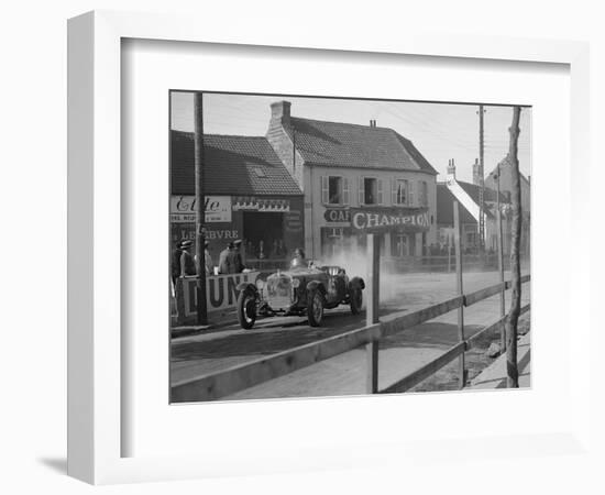Alfa Romeo of FW Stiles, Boulogne Motor Week, France, 1928-Bill Brunell-Framed Photographic Print