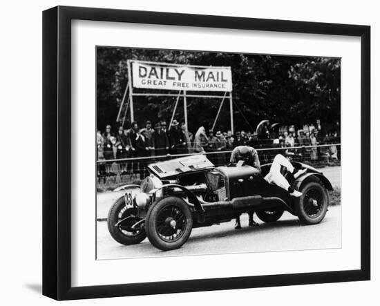 Alfa Romeo of Kaye Don, Tourist Trophy Race, Ards-Belfast Circuit, Northern Ireland, 1930-null-Framed Photographic Print