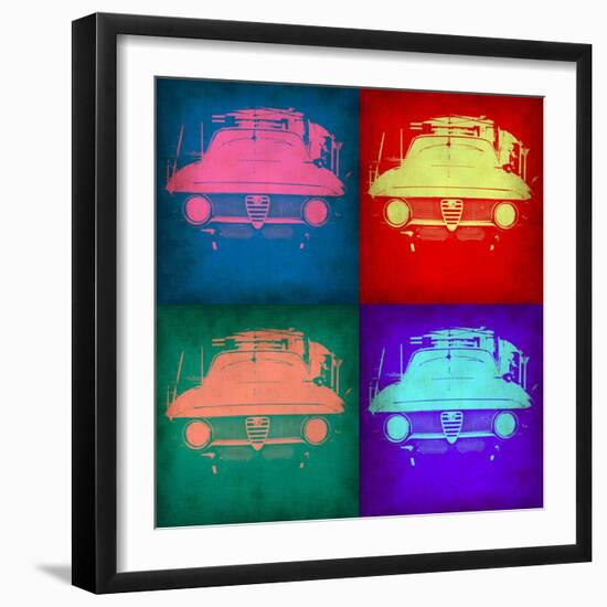 Alfa Romeo Pop Art 1-NaxArt-Framed Art Print