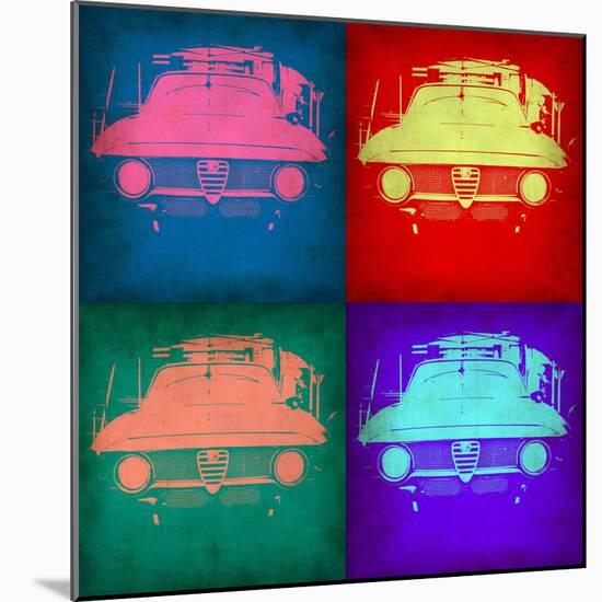 Alfa Romeo Pop Art 1-NaxArt-Mounted Art Print