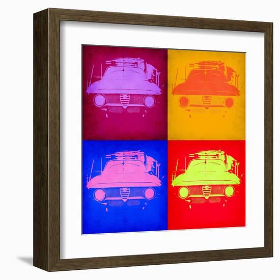 Alfa Romeo Pop Art 2-NaxArt-Framed Art Print