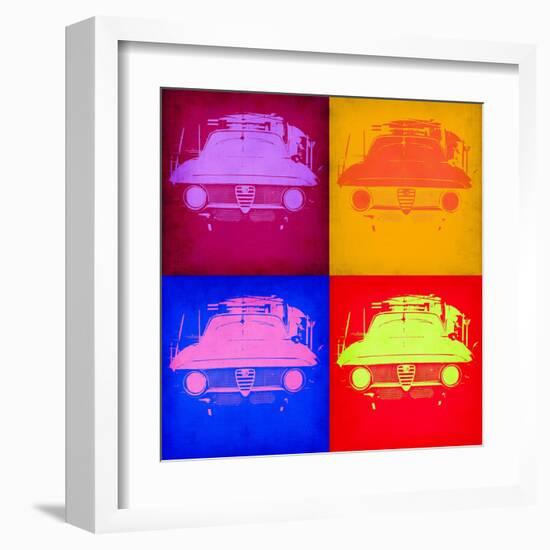 Alfa Romeo Pop Art 2-NaxArt-Framed Art Print