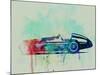 Alfa Romeo Tipo Watercolor-NaxArt-Mounted Art Print