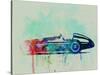 Alfa Romeo Tipo Watercolor-NaxArt-Stretched Canvas