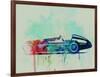 Alfa Romeo Tipo Watercolor-NaxArt-Framed Art Print